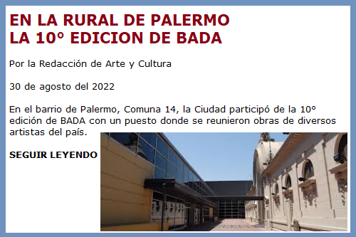 BADA EN LA RURAL